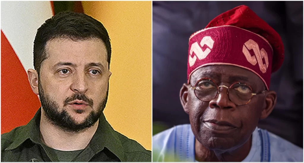 Zelensky, president of Ukraine, attacked after congratulating Tinubu