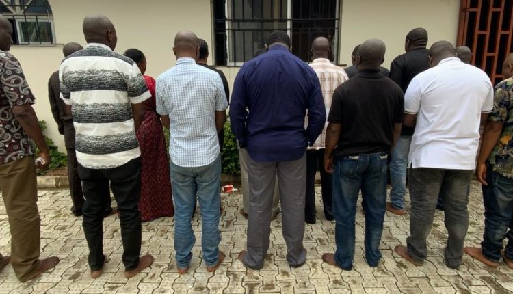 EFCC arrests former Speaker of Plateau State House of Assembly, Moses Sule, alongside 14 former lawmakers over allegations of money laundering and abuse of office