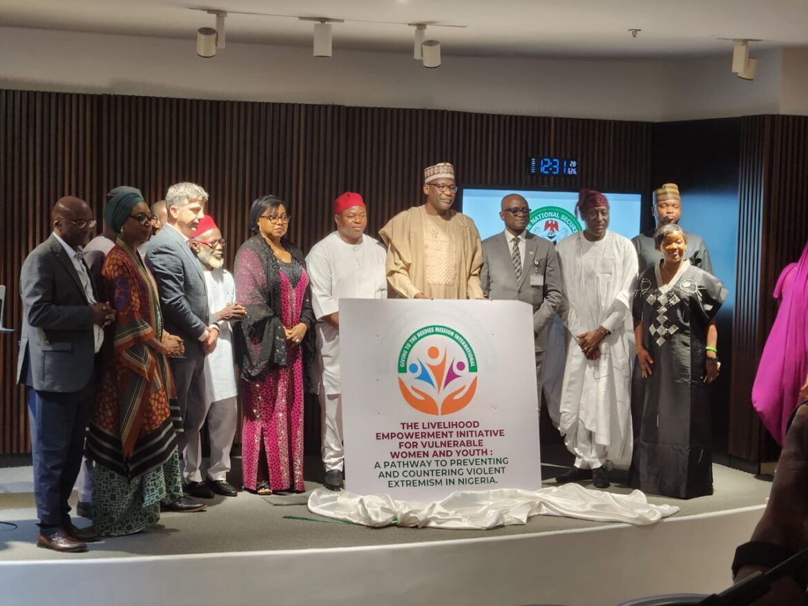 Participants at the inauguration of the Livelihood Empowerment Initiative (LEI), a project aimed at preventing and countering violent extremism, on Thursday in Abuja